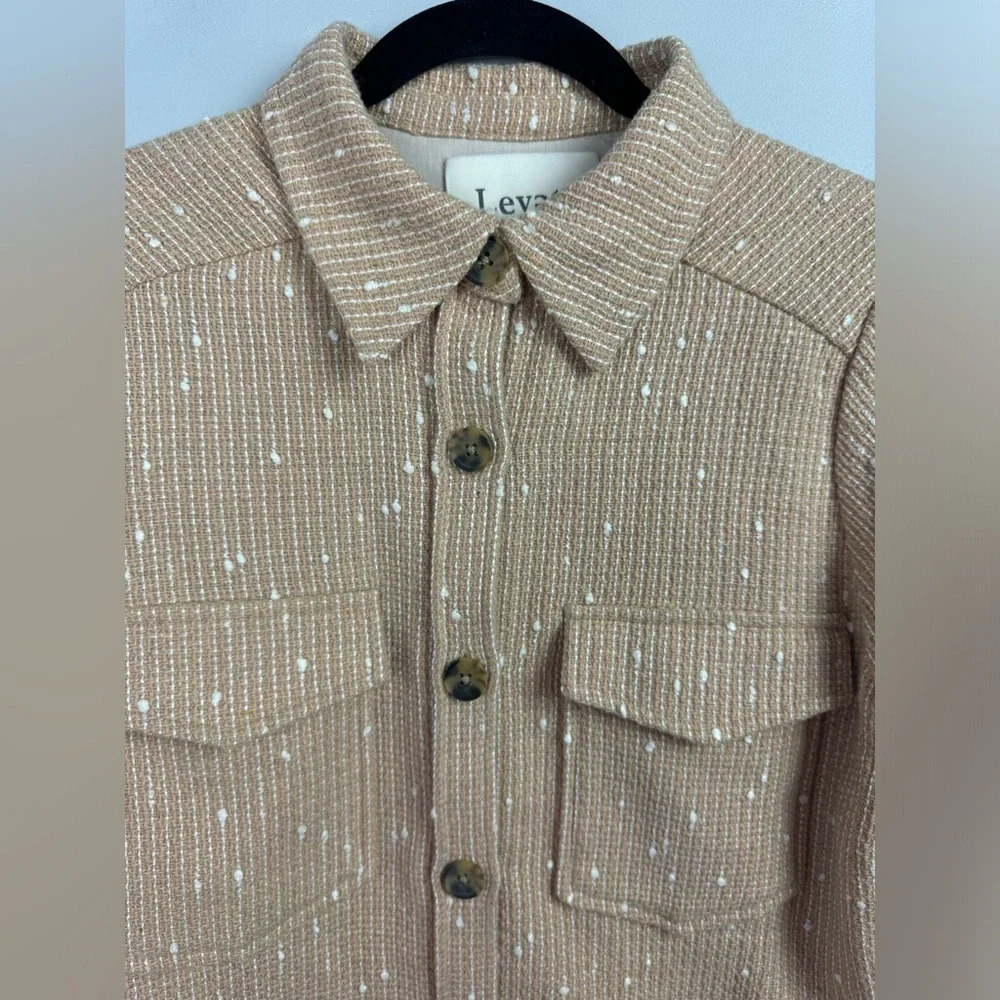 Lavete Room Oversized Button Down Shacket Size Xs - image 4